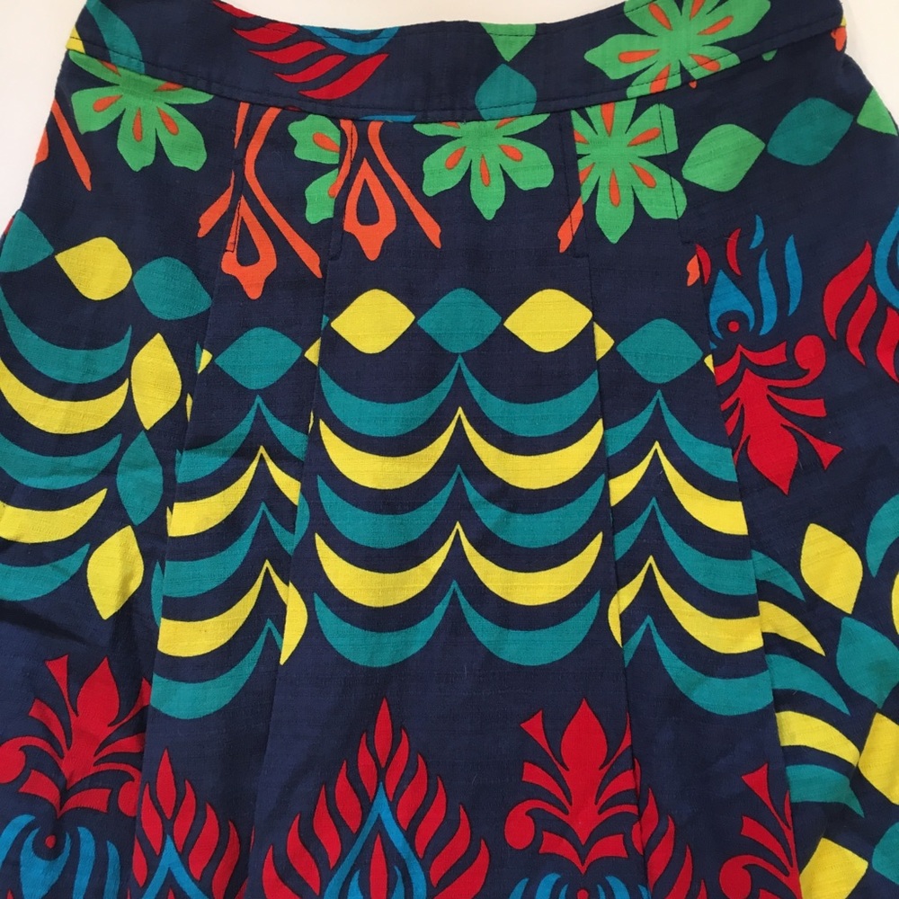 Anthropologie Plenty by Tracy Reese Printed-Textured Skirt. - Picture 5 of 7